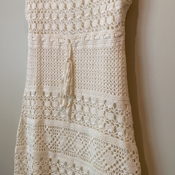 NWT Forever 21 brand cream crochet style dress - Picture 3 of 6